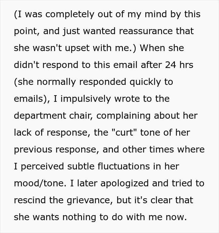 37YO’s Obsession With Professor Takes A Creepy Turn As She Reports Her For Her “Curt” Email