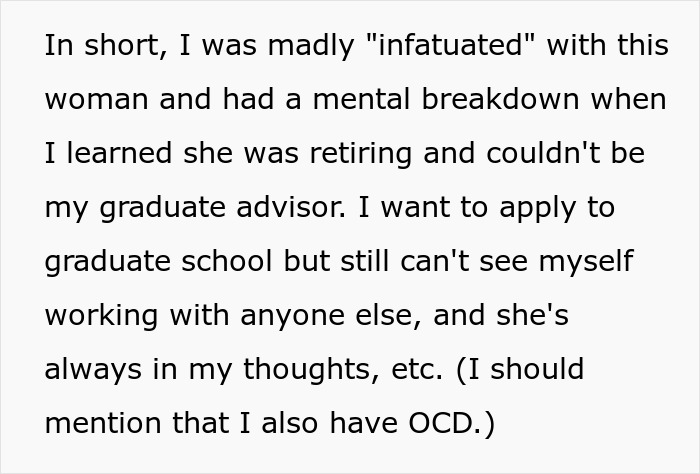 37YO’s Obsession With Professor Takes A Creepy Turn As She Reports Her For Her “Curt” Email