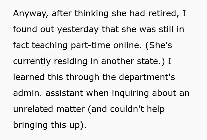 37YO’s Obsession With Professor Takes A Creepy Turn As She Reports Her For Her “Curt” Email