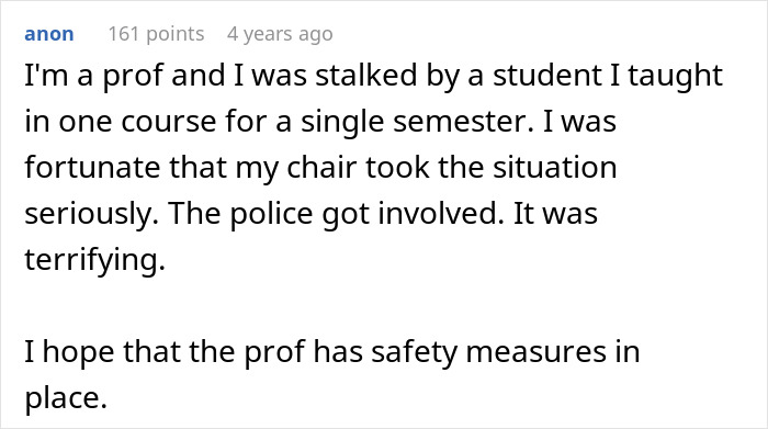 37YO’s Obsession With Professor Takes A Creepy Turn As She Reports Her For Her “Curt” Email
