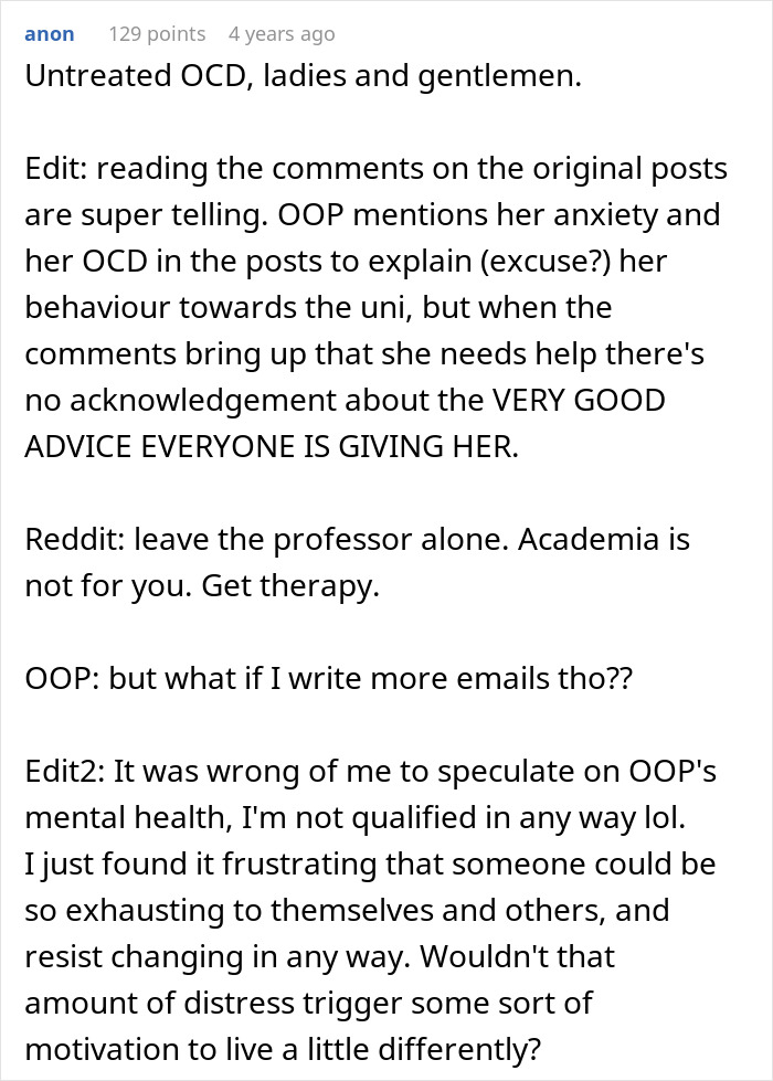 37YO’s Obsession With Professor Takes A Creepy Turn As She Reports Her For Her “Curt” Email
