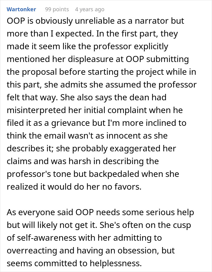 37YO’s Obsession With Professor Takes A Creepy Turn As She Reports Her For Her “Curt” Email