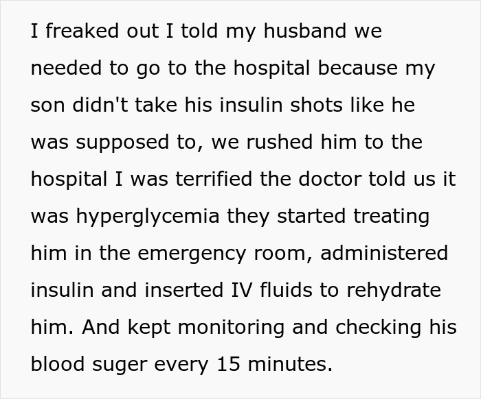 Entitled MIL Thinks Grandson Needs Carbs Instead Of Insulin, Parents Livid As Kid Ends Up In The ER