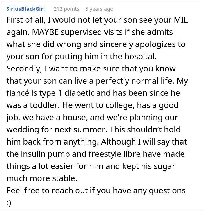 Entitled MIL Thinks Grandson Needs Carbs Instead Of Insulin, Parents Livid As Kid Ends Up In The ER