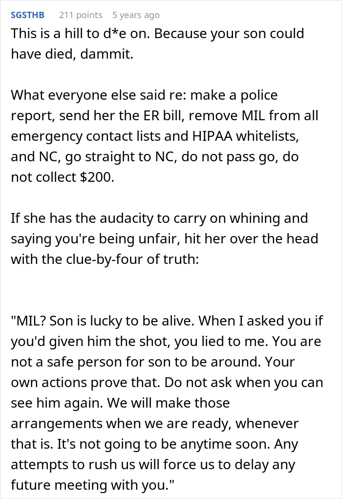Entitled MIL Thinks Grandson Needs Carbs Instead Of Insulin, Parents Livid As Kid Ends Up In The ER