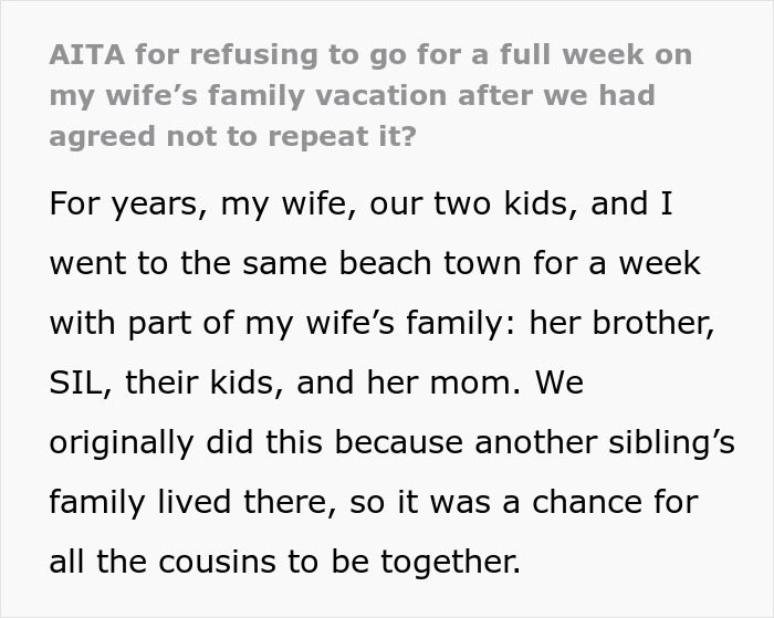 Husband Blind-Sided By Reincarnation Of Dreaded Annual Family Trip With In-Laws