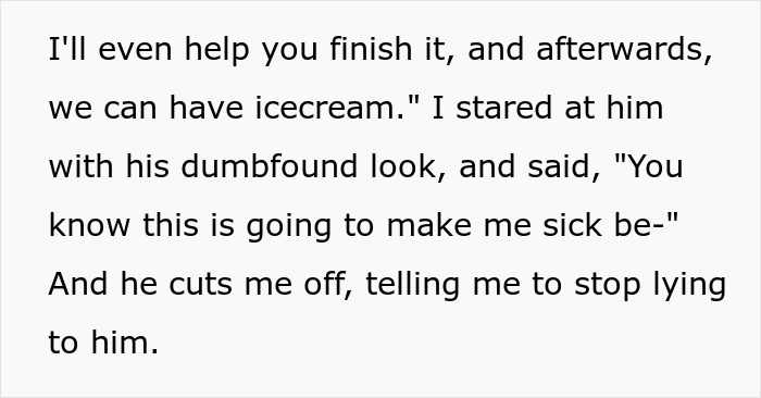 Mom’s Boyfriend Thinks Kid Is Faking A Food Issue, Immediately Regrets Testing It