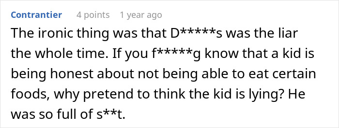 Mom’s Boyfriend Thinks Kid Is Faking A Food Issue, Immediately Regrets Testing It
