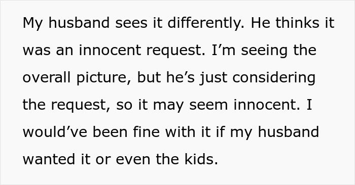 SIL Makes A Weird Demand For The Wedding: “Immediately Said No”