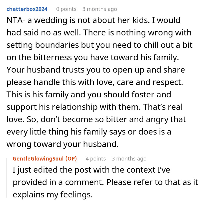 SIL Makes A Weird Demand For The Wedding: “Immediately Said No”