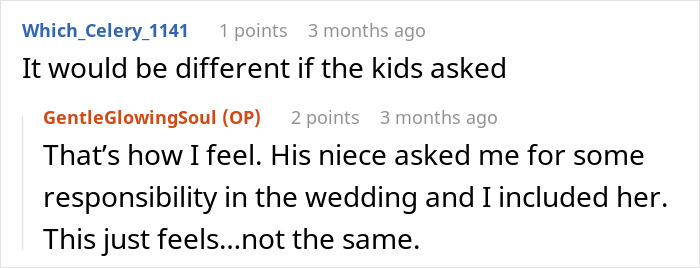 SIL Makes A Weird Demand For The Wedding: “Immediately Said No”
