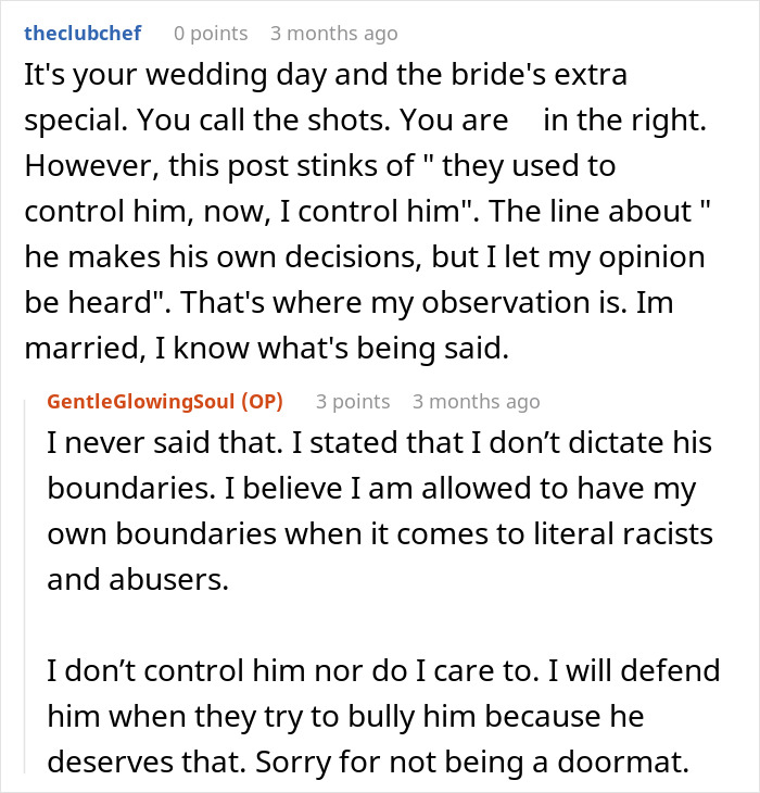 SIL Makes A Weird Demand For The Wedding: “Immediately Said No”