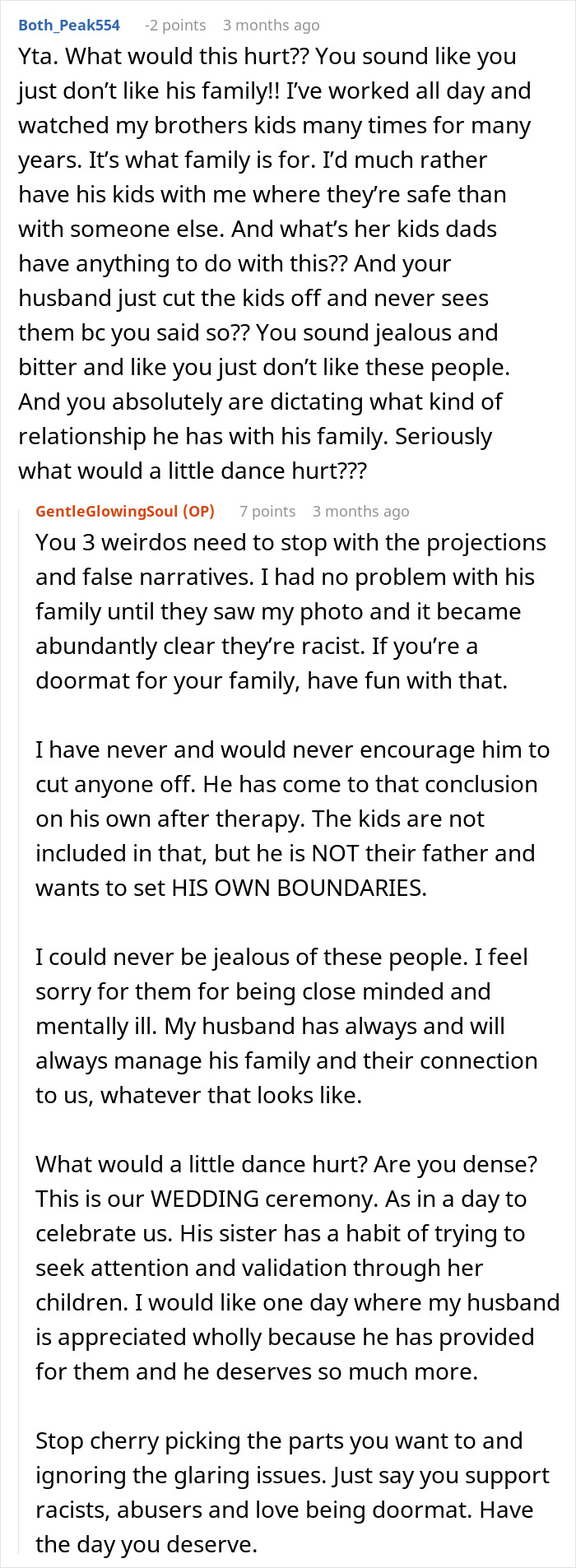 SIL Makes A Weird Demand For The Wedding: “Immediately Said No”
