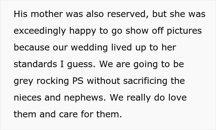 SIL Makes A Weird Demand For The Wedding: “Immediately Said No”