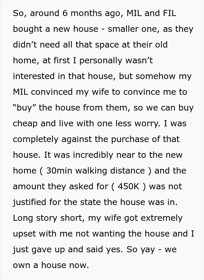 Man Gives In And Buys His Manipulative Mother-In-Law&rsquo;s House, Quickly Realizes Something Isn&rsquo;t Right