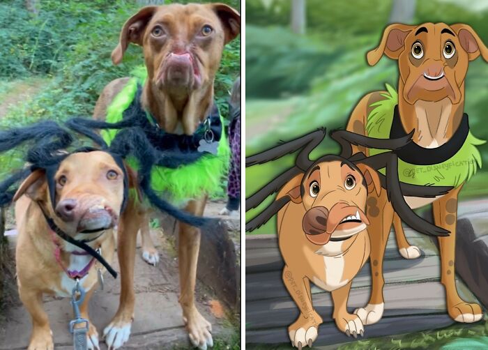 People Send Pics Of Their Pets To This Artist And She &ldquo;Disneyfies&rdquo; Them (28 New Pics)