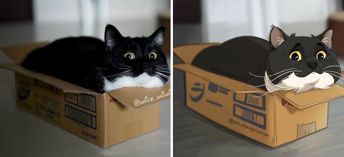 People Send Pics Of Their Pets To This Artist And She &ldquo;Disneyfies&rdquo; Them (28 New Pics)