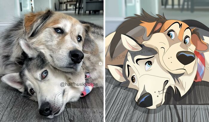People Send Pics Of Their Pets To This Artist And She &ldquo;Disneyfies&rdquo; Them (28 New Pics)