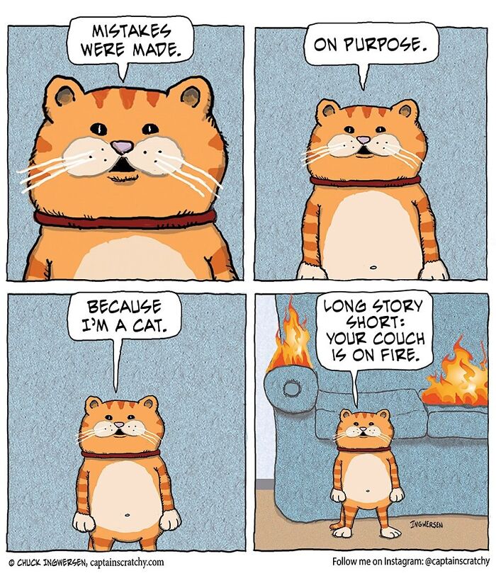 62 Comics By &ldquo;Captain Scratchy&rdquo; That Feature Animals In Funny Situations (New Pics)