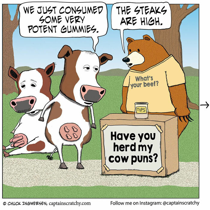 62 Comics By &ldquo;Captain Scratchy&rdquo; That Feature Animals In Funny Situations (New Pics)