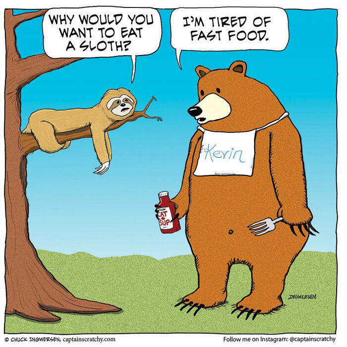 62 Comics By &ldquo;Captain Scratchy&rdquo; That Feature Animals In Funny Situations (New Pics)