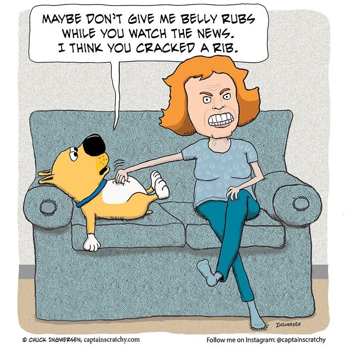 62 Comics By &ldquo;Captain Scratchy&rdquo; That Feature Animals In Funny Situations (New Pics)