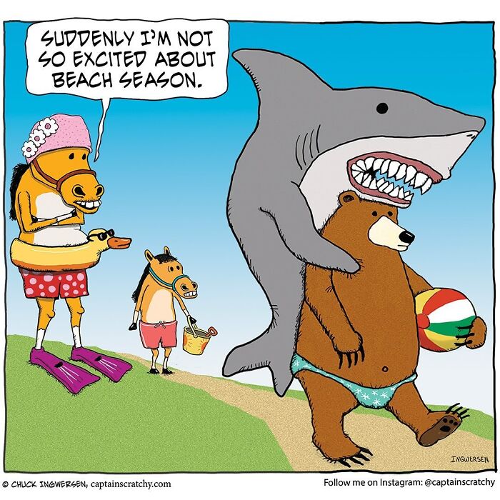 62 Comics By &ldquo;Captain Scratchy&rdquo; That Feature Animals In Funny Situations (New Pics)