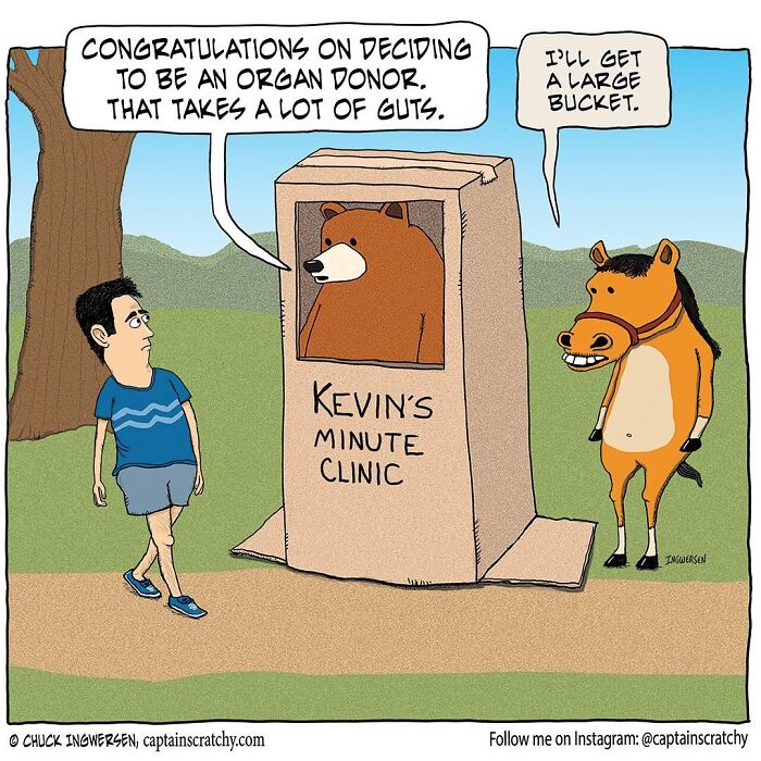 62 Comics By &ldquo;Captain Scratchy&rdquo; That Feature Animals In Funny Situations (New Pics)