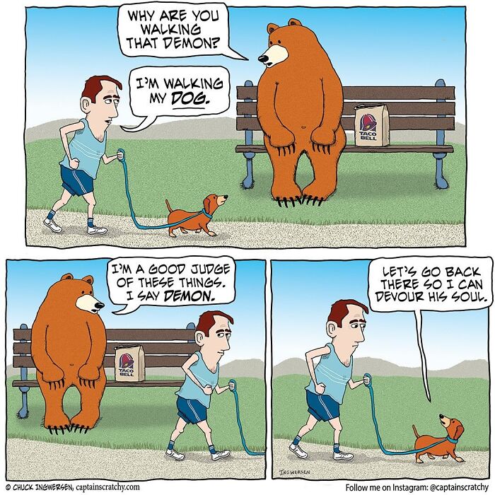 62 Comics By &ldquo;Captain Scratchy&rdquo; That Feature Animals In Funny Situations (New Pics)
