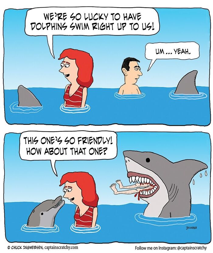 62 Comics By &ldquo;Captain Scratchy&rdquo; That Feature Animals In Funny Situations (New Pics)