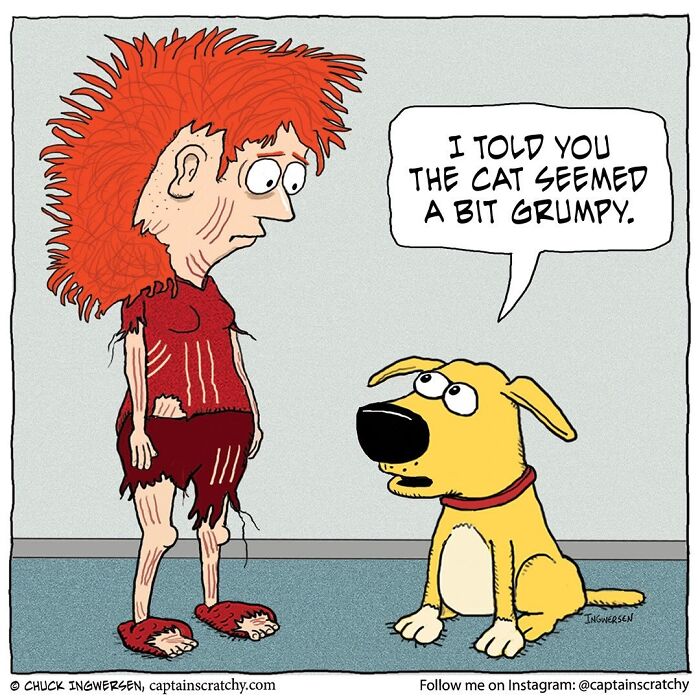 62 Comics By &ldquo;Captain Scratchy&rdquo; That Feature Animals In Funny Situations (New Pics)