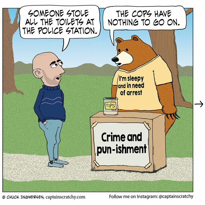 62 Comics By &ldquo;Captain Scratchy&rdquo; That Feature Animals In Funny Situations (New Pics)