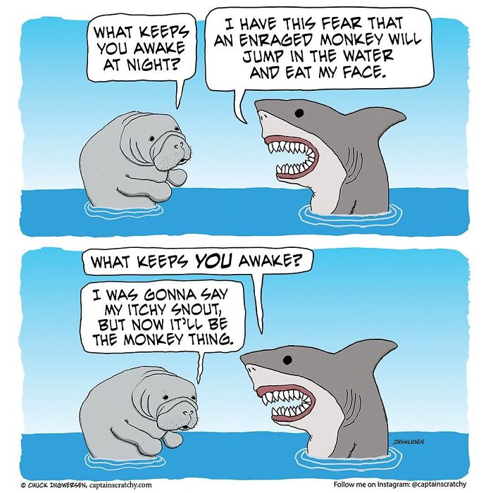 62 Comics By &ldquo;Captain Scratchy&rdquo; That Feature Animals In Funny Situations (New Pics)