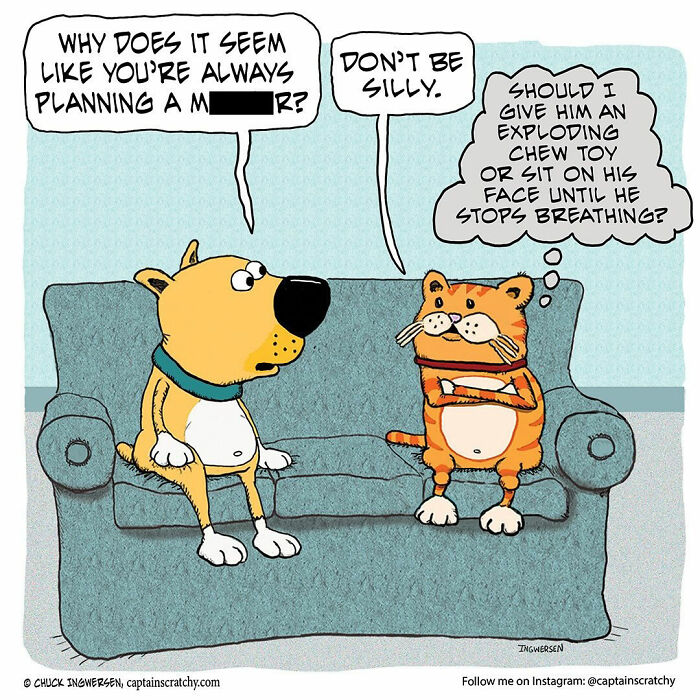 62 Comics By &ldquo;Captain Scratchy&rdquo; That Feature Animals In Funny Situations (New Pics)