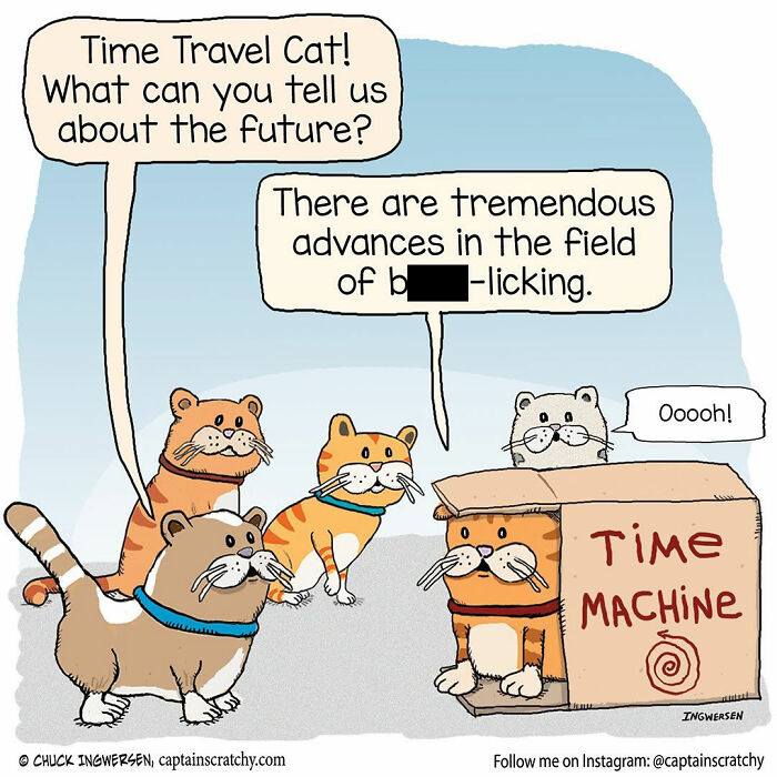 62 Comics By &ldquo;Captain Scratchy&rdquo; That Feature Animals In Funny Situations (New Pics)