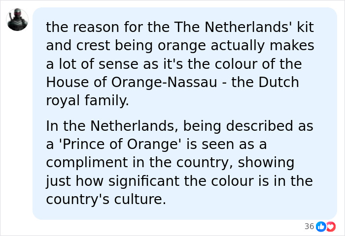 The Dutch Team’s Iconic Orange Kit Has Nothing To Do With The Flag And Everything To Do With History