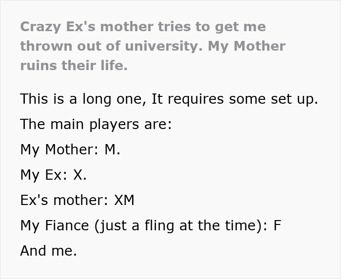 Ex’s Mom Tries To Destroy Guy&rsquo;s Uni Career, His Mom Shows Up With All Their Secrets In A Briefcase