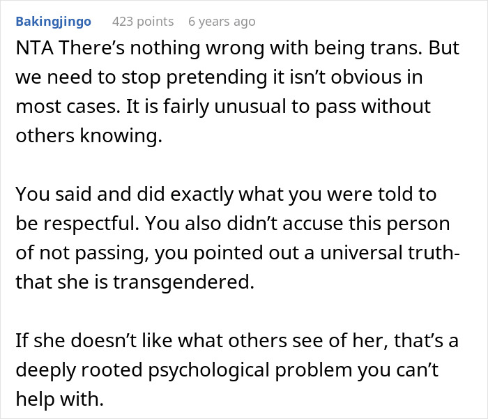 Trans Woman Mad At Coworker Who “Clocked” Her Identity, Which She Thought Was A Secret All Along