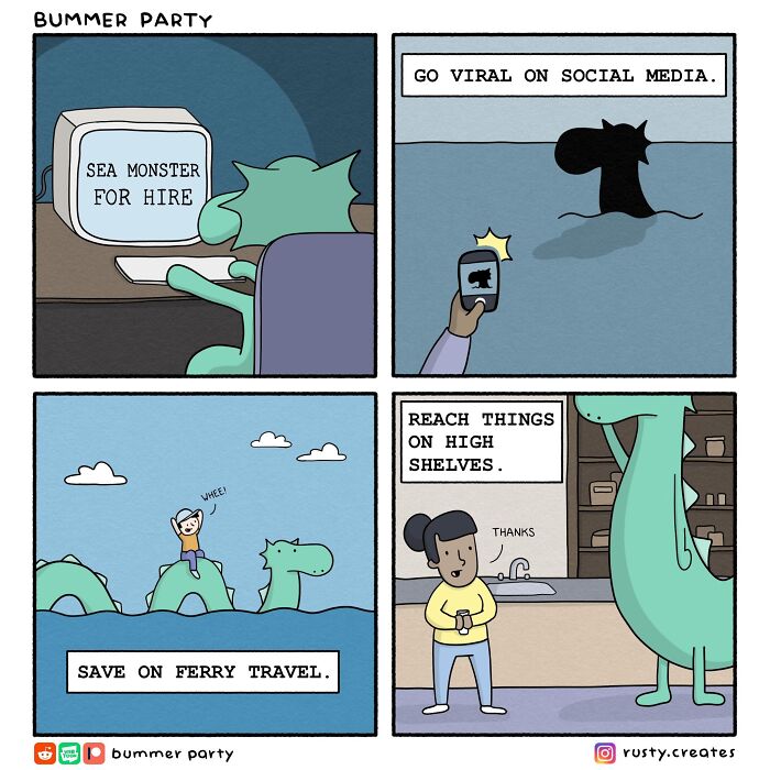 31 New Comics By This Artist Packed With Quirky Humor, Weird Twists, And Silly Laughs