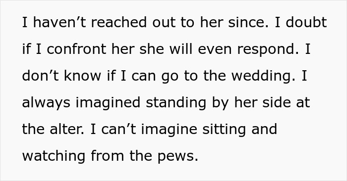 Bride’s Bestie Devastated As She’s Not Made A Bridesmaid, Realizes Friendship Has Run Its Course