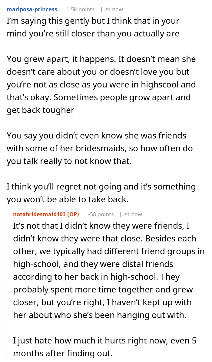 Bride’s Bestie Devastated As She’s Not Made A Bridesmaid, Realizes Friendship Has Run Its Course