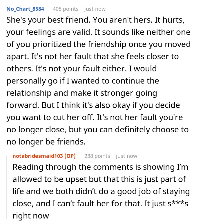 Bride’s Bestie Devastated As She’s Not Made A Bridesmaid, Realizes Friendship Has Run Its Course