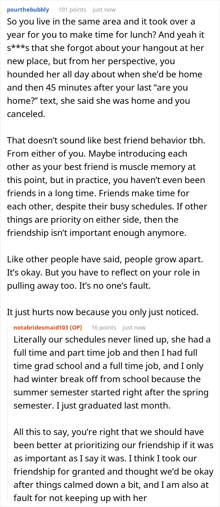 Bride’s Bestie Devastated As She’s Not Made A Bridesmaid, Realizes Friendship Has Run Its Course