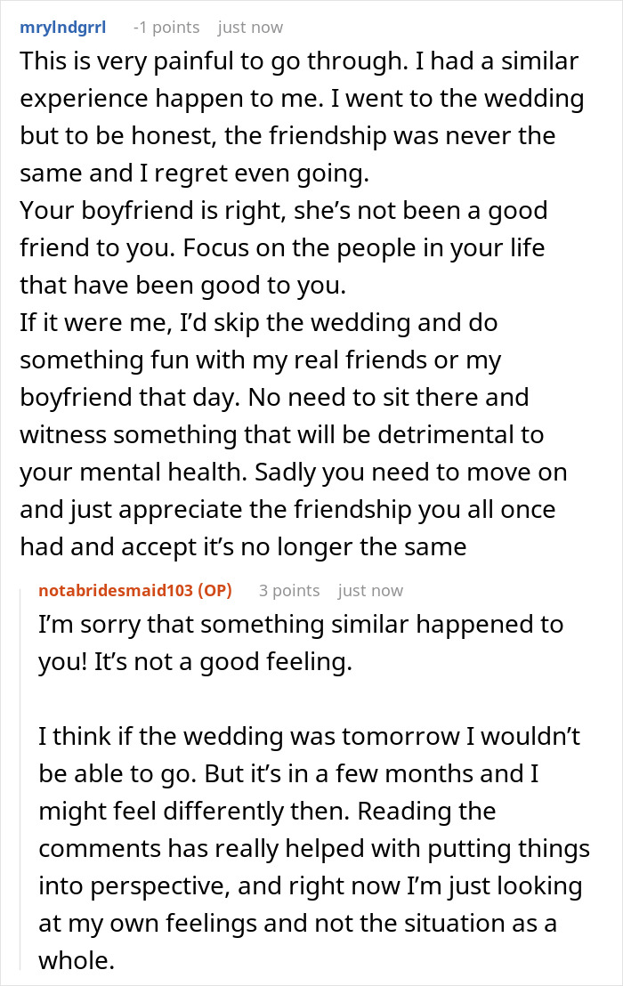 Bride’s Bestie Devastated As She’s Not Made A Bridesmaid, Realizes Friendship Has Run Its Course