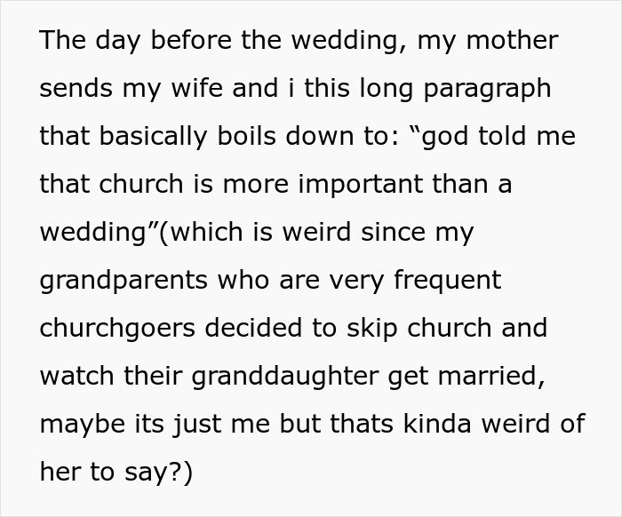 Bride&rsquo;s Mom Chooses Church Over Wedding, Gets Upset After Family Photos Don&rsquo;t Include Her