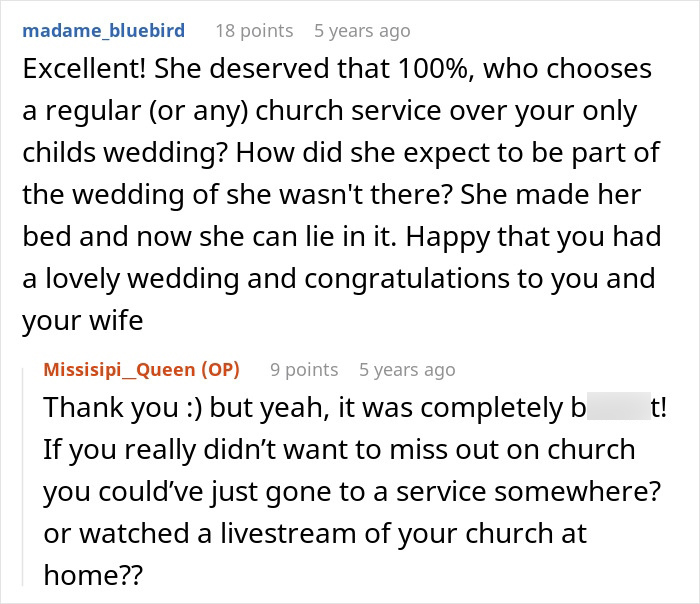 Bride&rsquo;s Mom Chooses Church Over Wedding, Gets Upset After Family Photos Don&rsquo;t Include Her