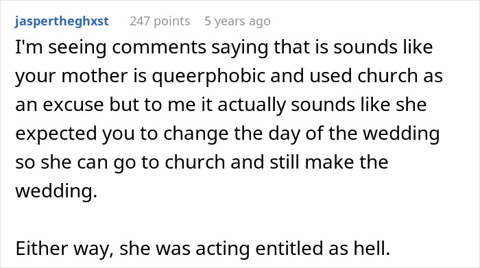 Bride&rsquo;s Mom Chooses Church Over Wedding, Gets Upset After Family Photos Don&rsquo;t Include Her