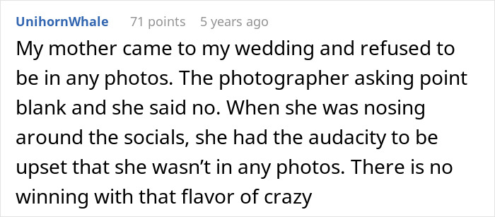 Bride&rsquo;s Mom Chooses Church Over Wedding, Gets Upset After Family Photos Don&rsquo;t Include Her