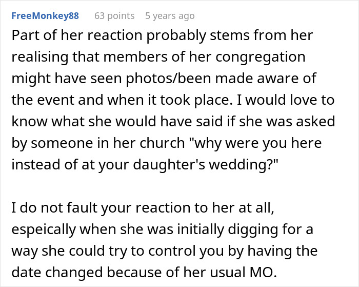 Bride&rsquo;s Mom Chooses Church Over Wedding, Gets Upset After Family Photos Don&rsquo;t Include Her