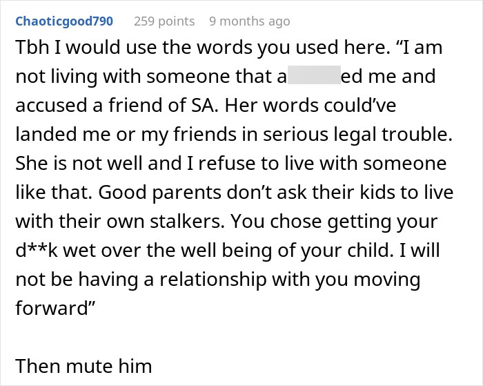 17YO Ditches Home After Dad Lets GF Move In With Her Creepy Daughter Who Harassed Teen Many Times